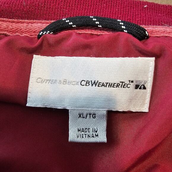 Cutter and Buck Oklahoma Sooners Windbreaker Mens XL Pullover Red OU College - Picture 9 of 10